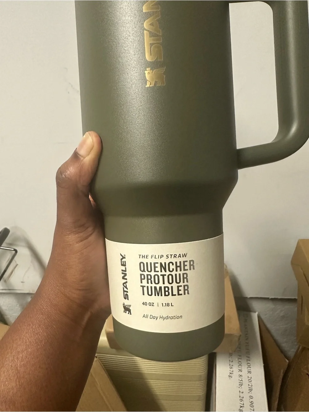Stanley Cypress Olive Green 40oz Quencher